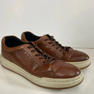 Stacy Adams COLLINS Plain Toe Lace Up Leather Shoes Sz 11